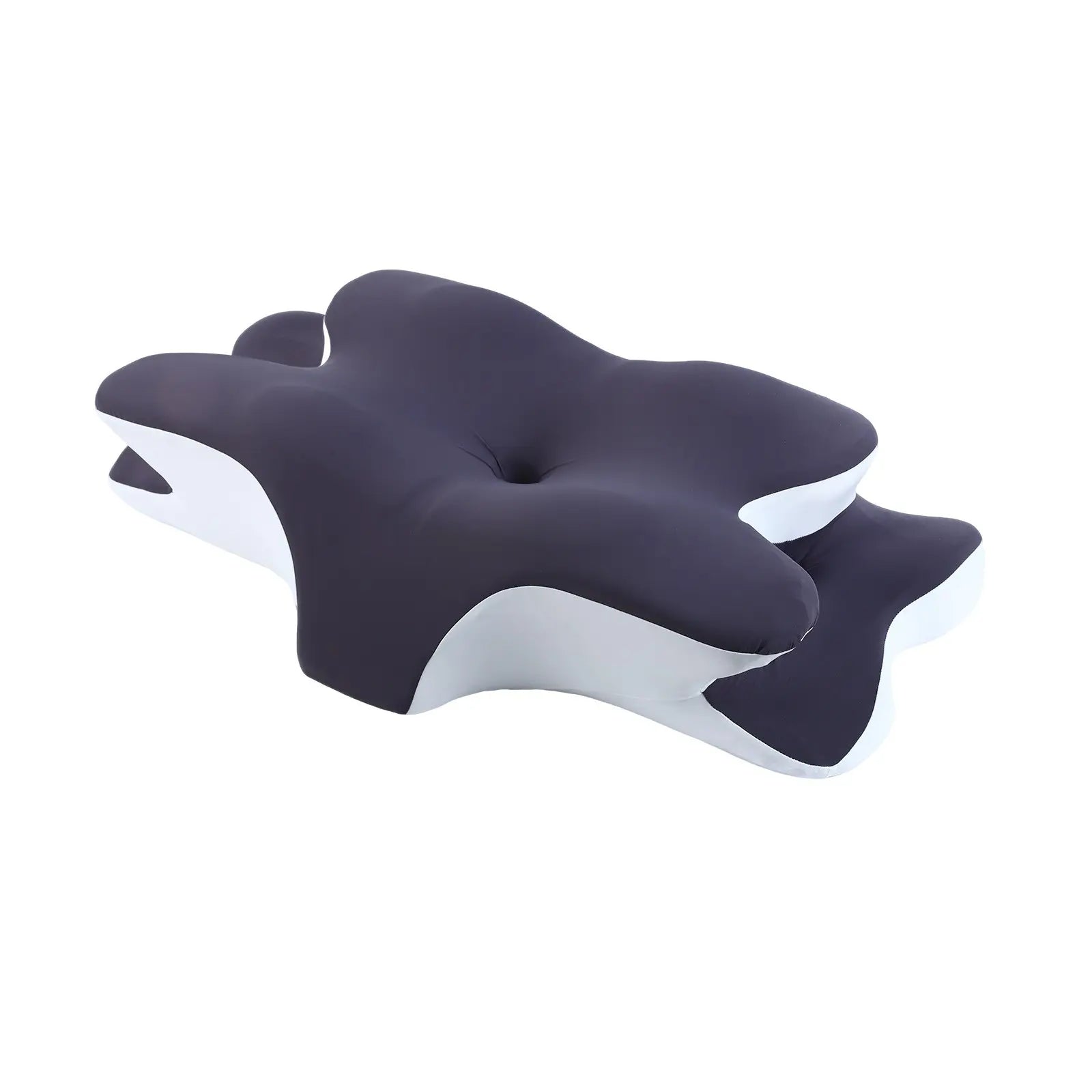 Double-Sided Contoured Neck Pillow, Unscented Supportive Memory Foam with Cooling Cover, Zoned Design & Extra-Large Armrest for Deep Sleepers & Side/Stomach/Back Sleepers #GLOBAL PICKS